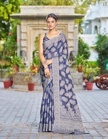 Cotton Chikankai Saree